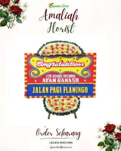Bunga Papan Congratulation di Blubuk